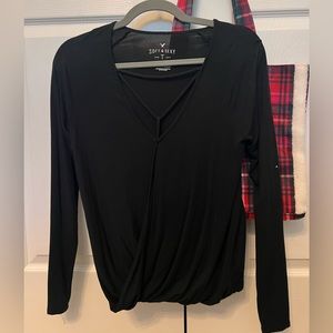 Black American Eagle strappy shirt